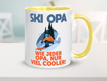 Ski Opa, normal, nur cooler | Skifahrer Bäume Schnee Geschenkidee Familie Humor