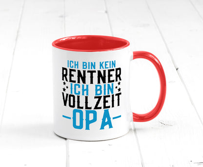 Rentner | Vollzeit Opa Pension Ruhestand Großvater lustiger Spruch Geschenk