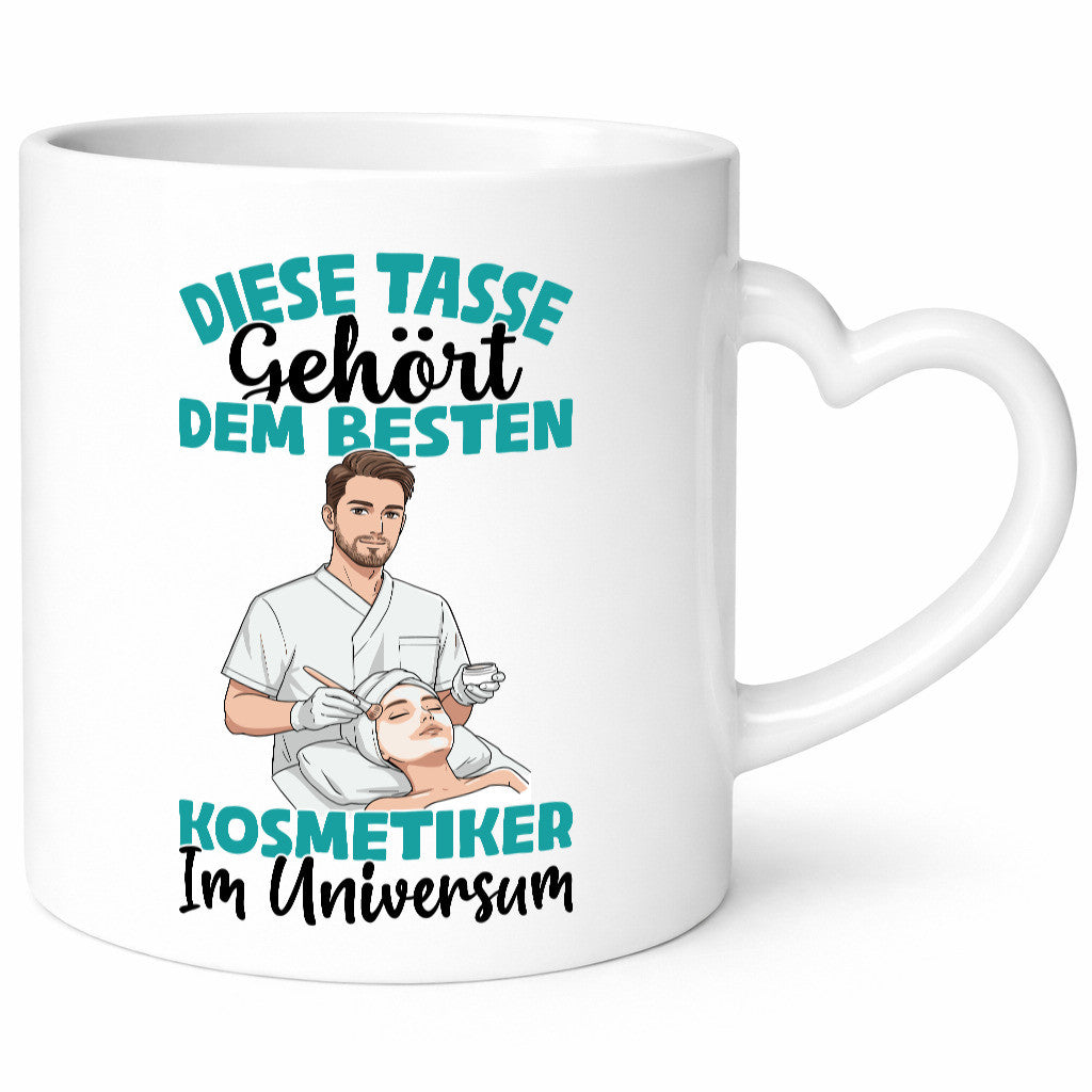 Im Universum: Kosmetiker | Kosmetik Stylist Geschenkidee Humor Tasse