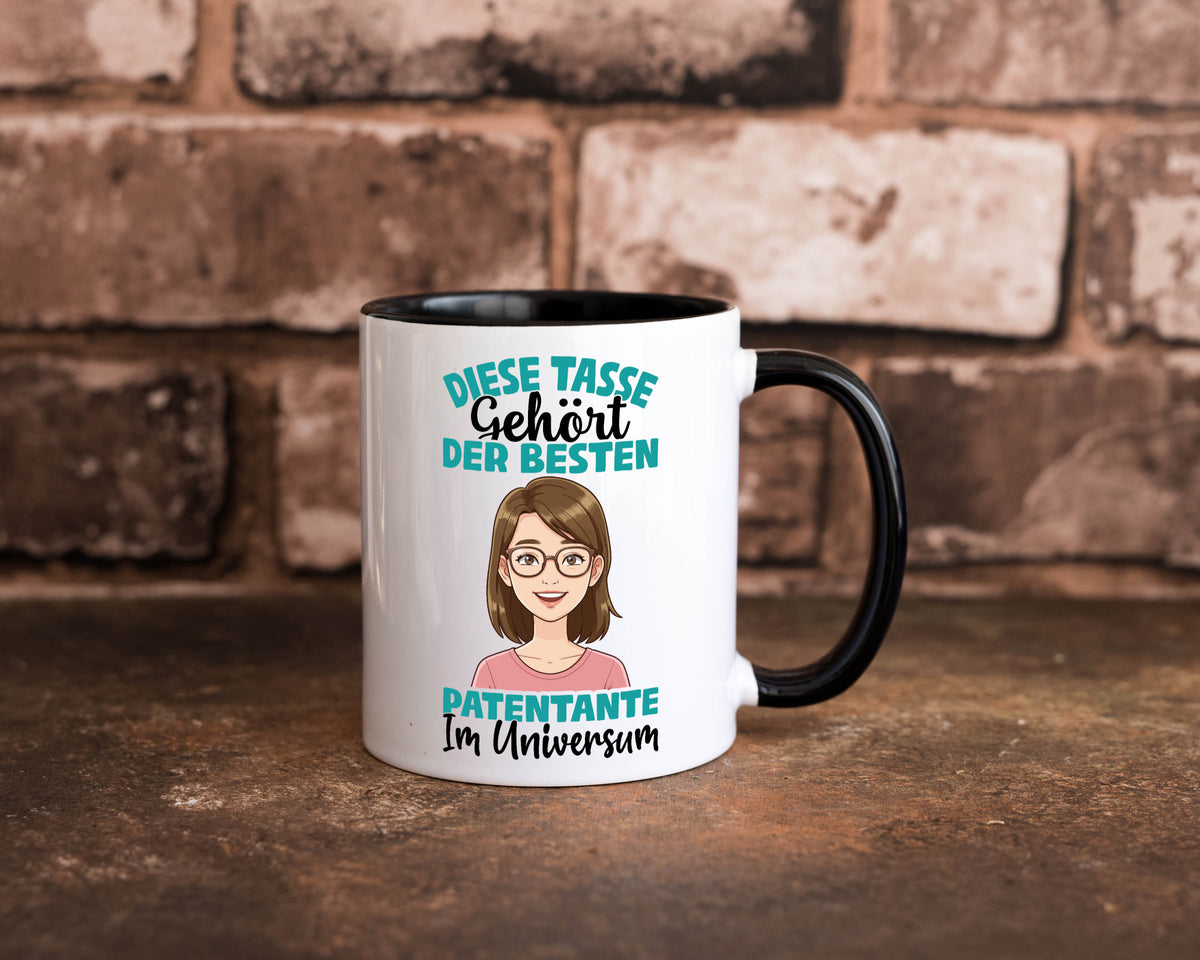 Im Universum: Patentante | Beste Tante Geschenk Humor Geschenkidee lustiger Tasse