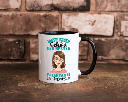 Im Universum: Patentante | Beste Tante Geschenk Humor Geschenkidee lustiger Tasse