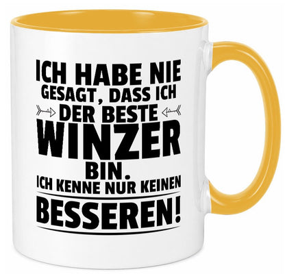 Der Beste Winzer | Weinbauer Wein Humor Geschenkidee Tasse