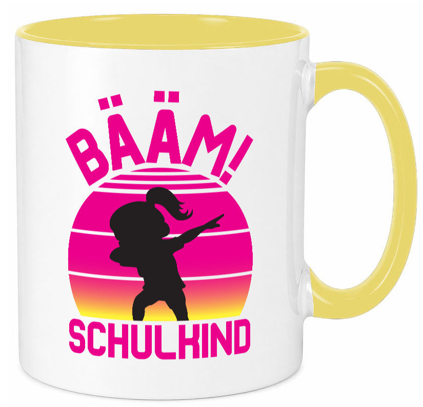 Bääm Schulkind | Einschuldung Schulanfang Geschenkidee Humor Tasse