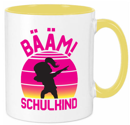 Bääm Schulkind | Einschuldung Schulanfang Geschenkidee Humor Tasse