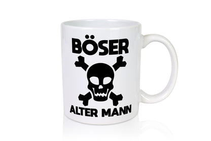 Böser alter Mann | Totenkopf Humor Geschenkidee Tasse