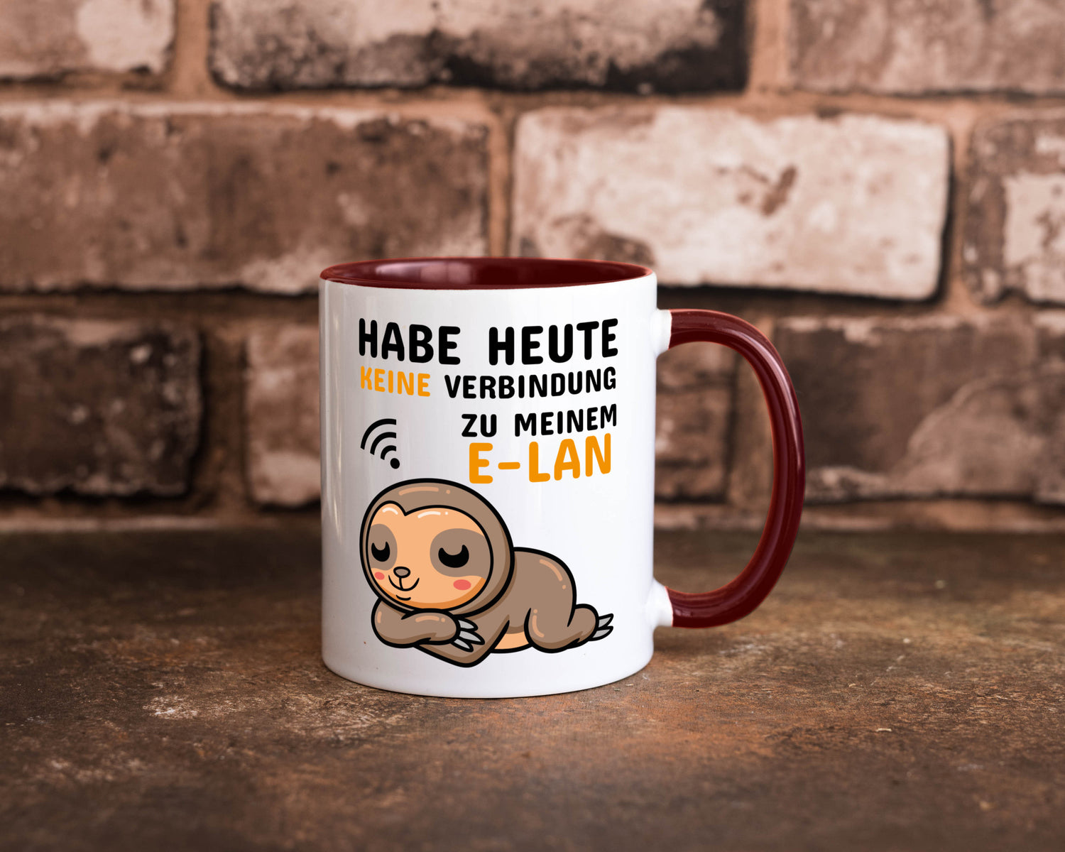 Keine Verbindung lustig Humor Geschenkidee Geschenk Tasse