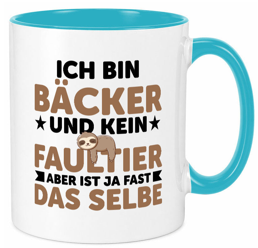 Ich bin kein Faultier: Bäcker | Bäckerei Backen Konditor Humor Tierliebhaber