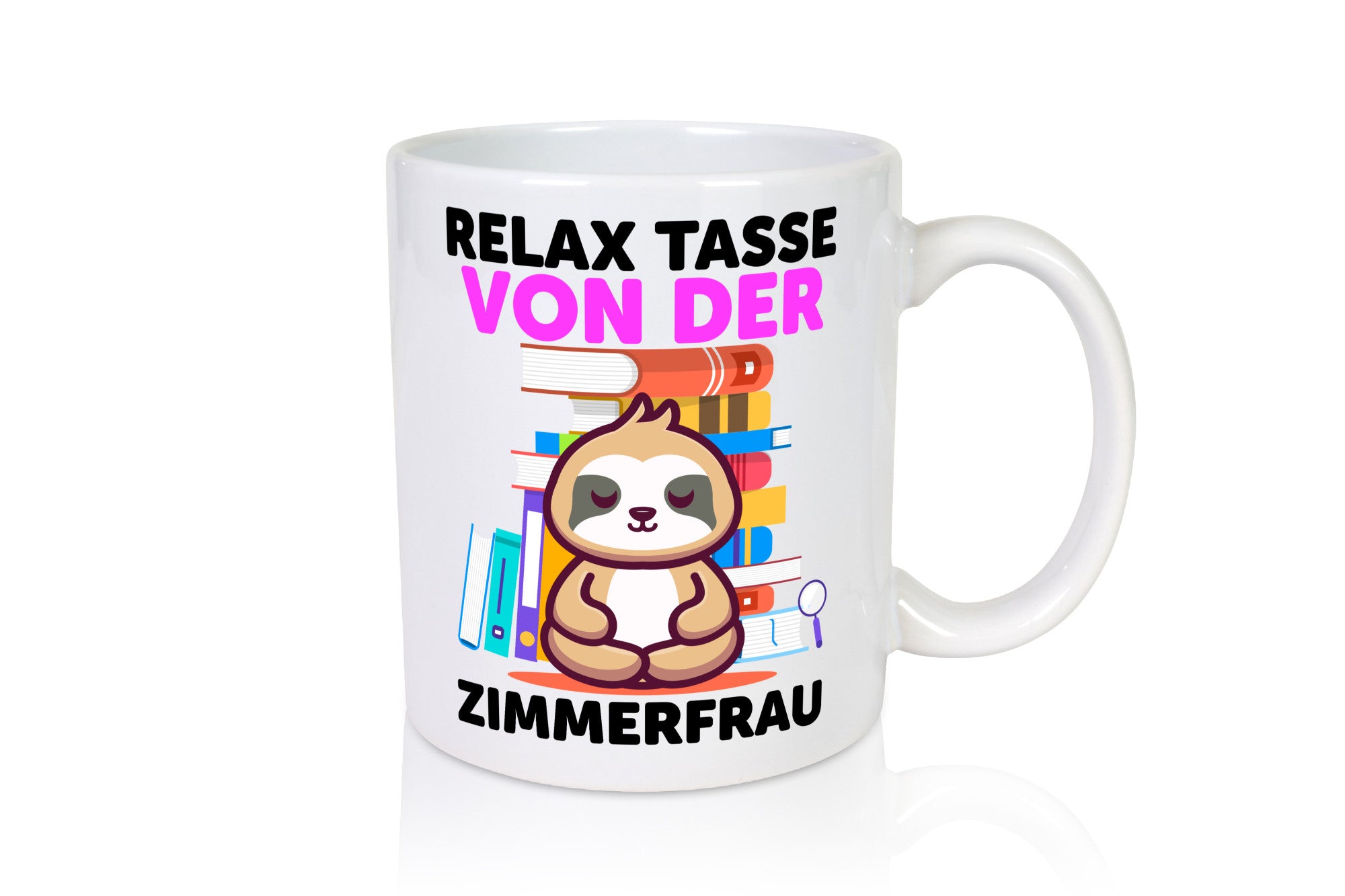 Relax Tasse: Zimmerfrau| Holzbau | Handwerkerin Geschenk Humor Geschenkidee
