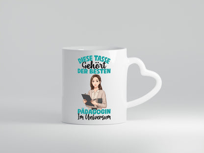 Im Universum: Pädagogin | Pädagogik lustig Humor Geschenkidee Geschenk Tasse