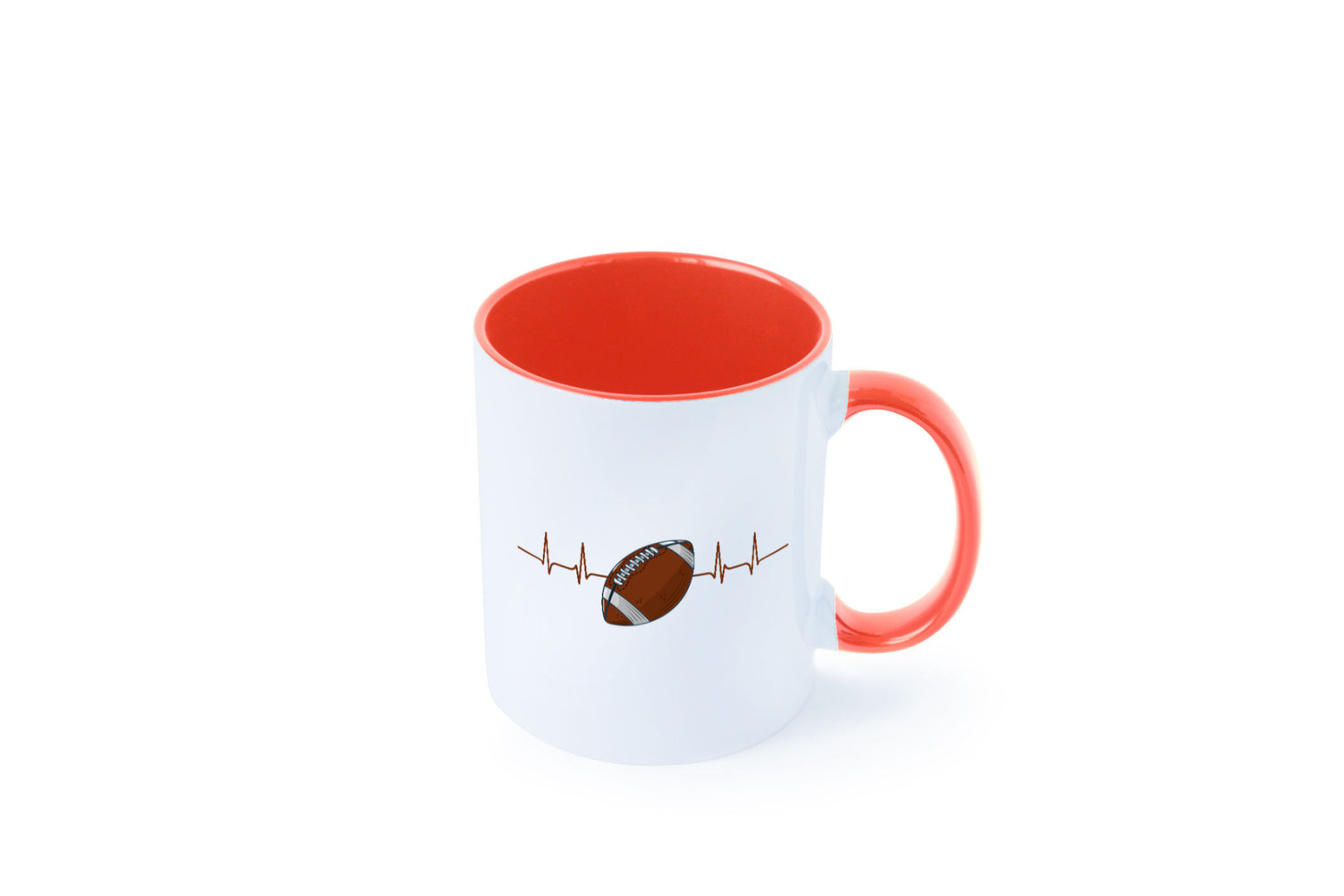 American Football Herzschlag | Footballer Superbowl Humor Geschenkidee Tasse