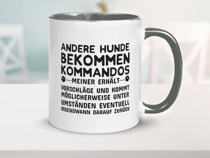 Hunde Training | Hundebesitzer Tasse Hundekommando lustig Tierliebhaber Humor