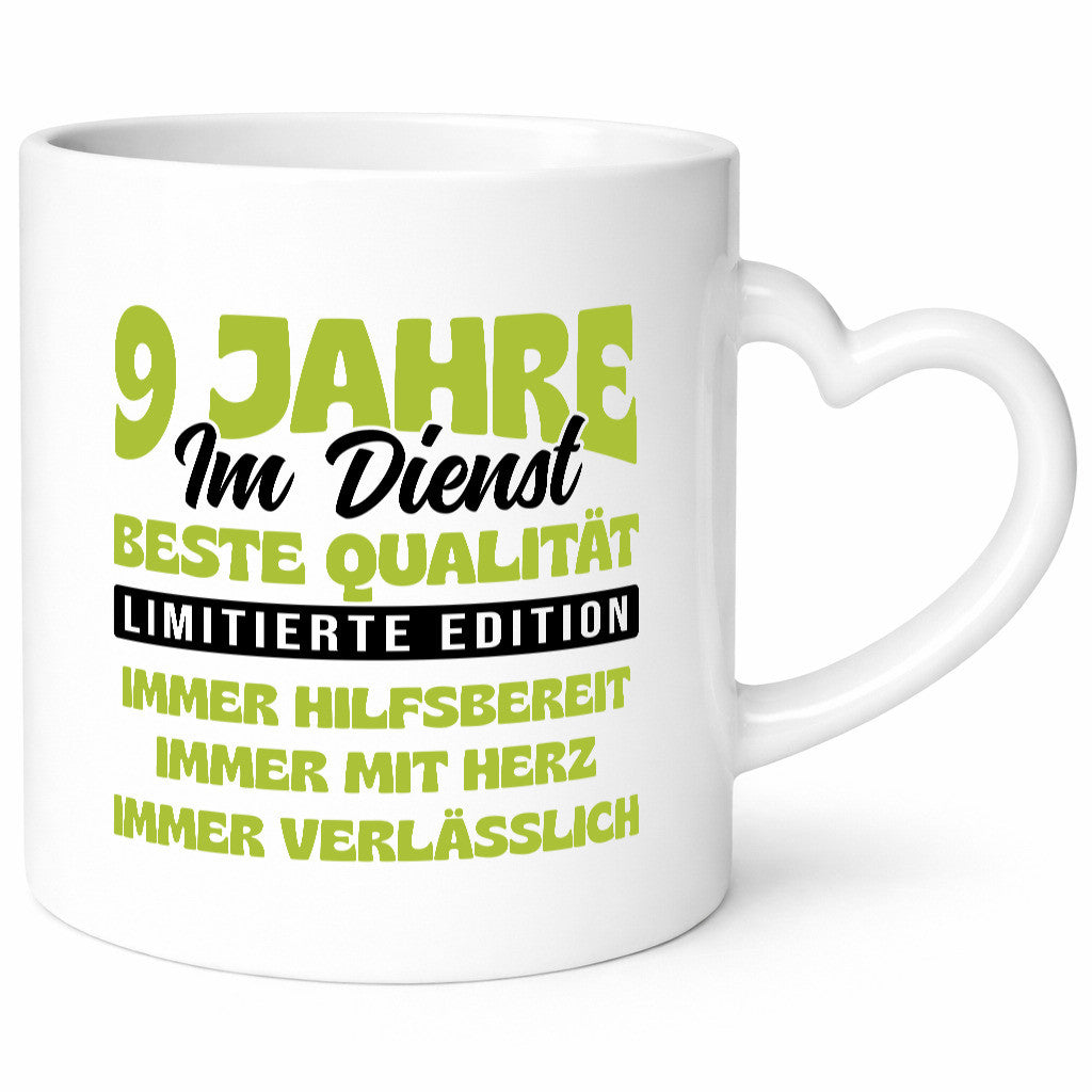9 Jahre im Dienst | Jubiläum Arbeit v4 Geschenk Kollegen Büro lustiger Spruch