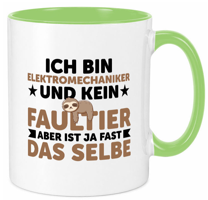Ich bin kein Faultier: Elektromechaniker | Mechaniker Geschenkidee