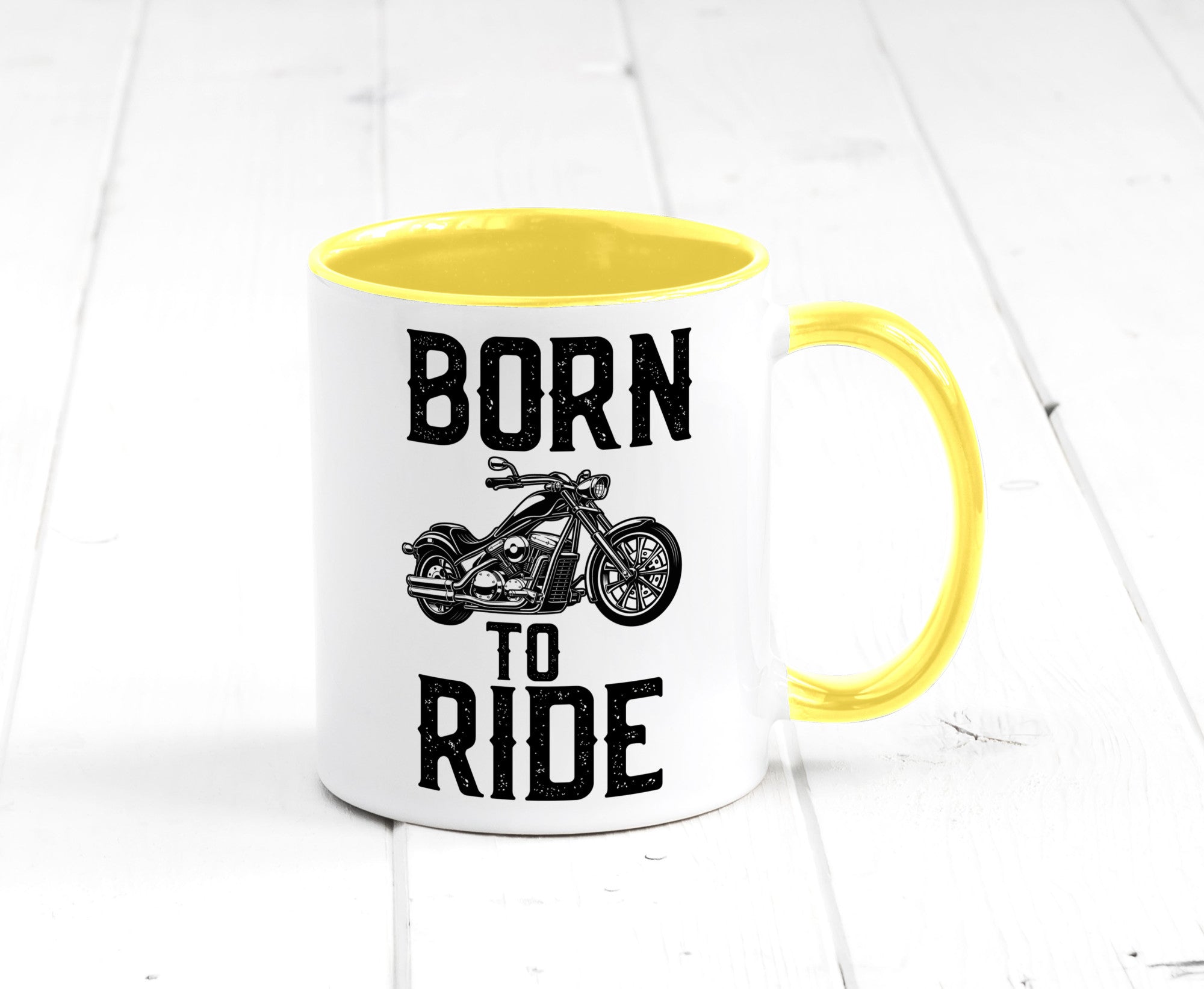 Born to ride | Biker Tasse Motorradfahrer Motorrad lustiger Spruch Geschenk