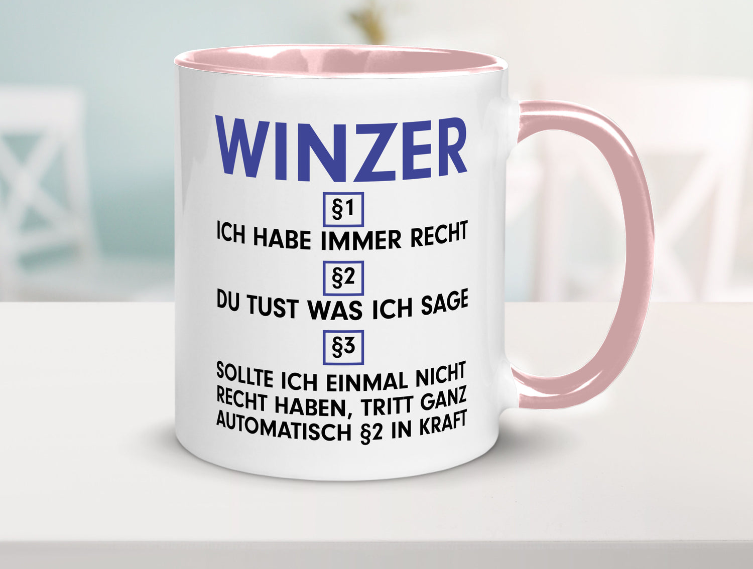 Ich habe immer Recht Winzer | Weinbauer Wein lustig Humor Geschenkidee Geschenk