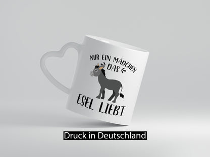 Nur ein Mädchen das Esel Lieb | Tiere Liebhaber Geschenkidee Tierliebhaber