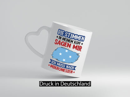 Mikronesien | Urlaub Stimmen in meinem Kopf Traumland Geschenk Humor