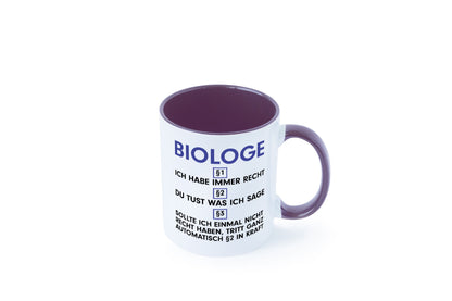 Ich habe immer Recht Biologe | Biologie Naturforscher v2 Geschenkidee Humor