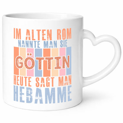 Heute sagt man: Hebamme | Geburtshilfe Humor Geschenkidee Tasse