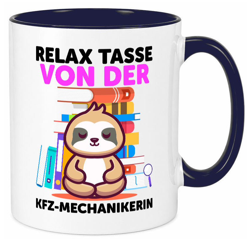 Relax Tasse: KFZ-Mechanikerin | Mechaniker KFZ Humor Geschenkidee Tasse