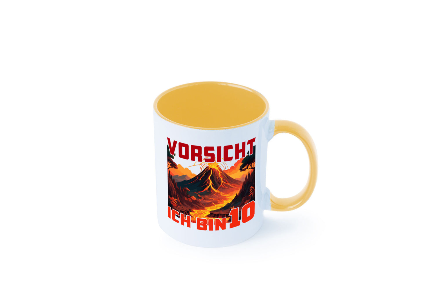 10. Geburtstag | 10 Jahre Vulkanausbruch Vulkan Humor Geschenkidee Tasse