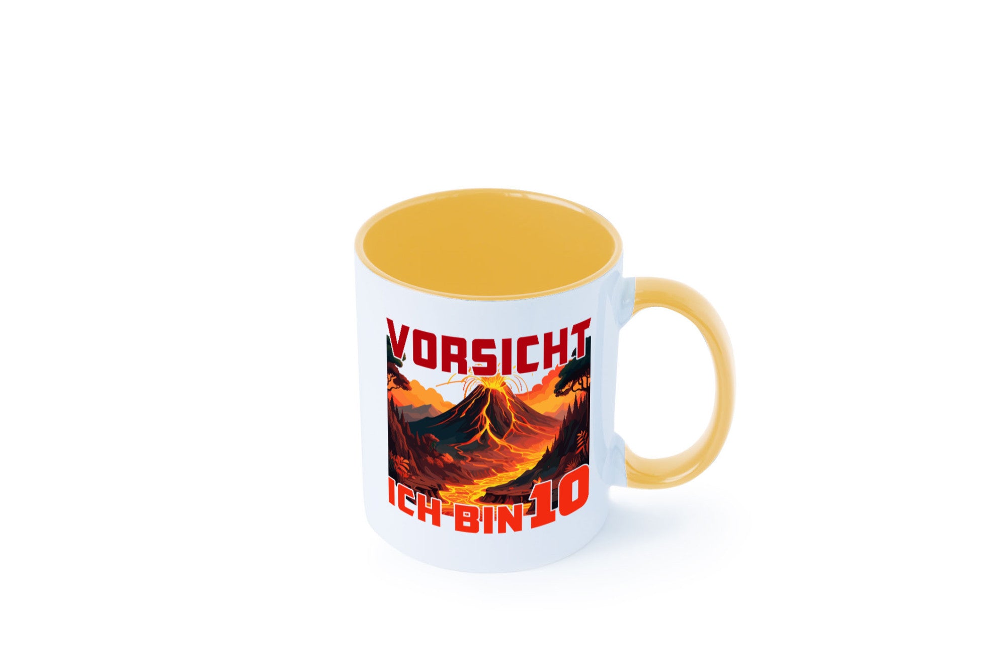 10. Geburtstag | 10 Jahre Vulkanausbruch Vulkan Humor Geschenkidee Tasse