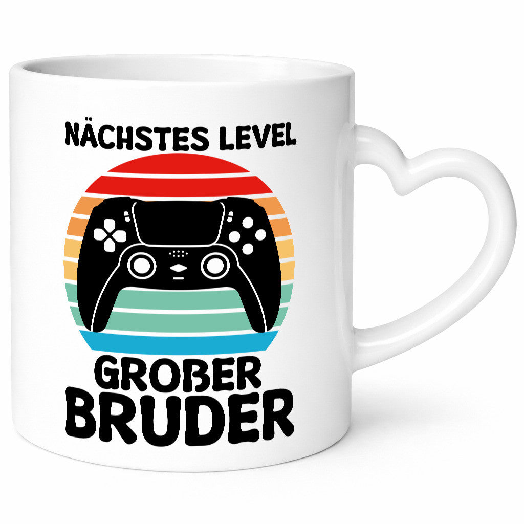 Nächstes level | Großer Bruder Game Zocken v2 Humor Geschenkidee Tasse