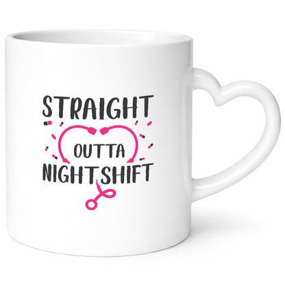 Straight outta Nightshift | Stethoskop Krankenhaus lustiger Spruch Geschenk