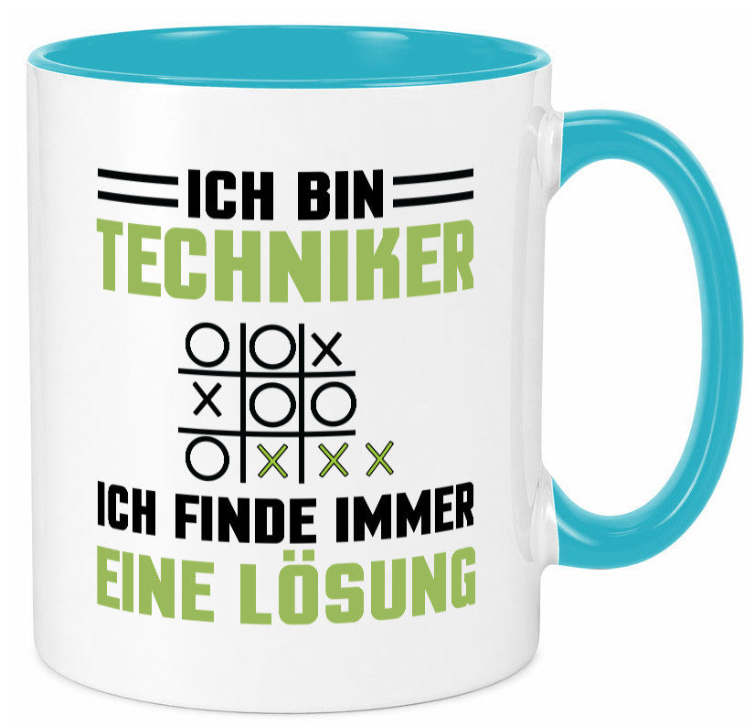 Ich bin Techniker finde immer eine Lösung | lustiger Spruch Geschenk Humor