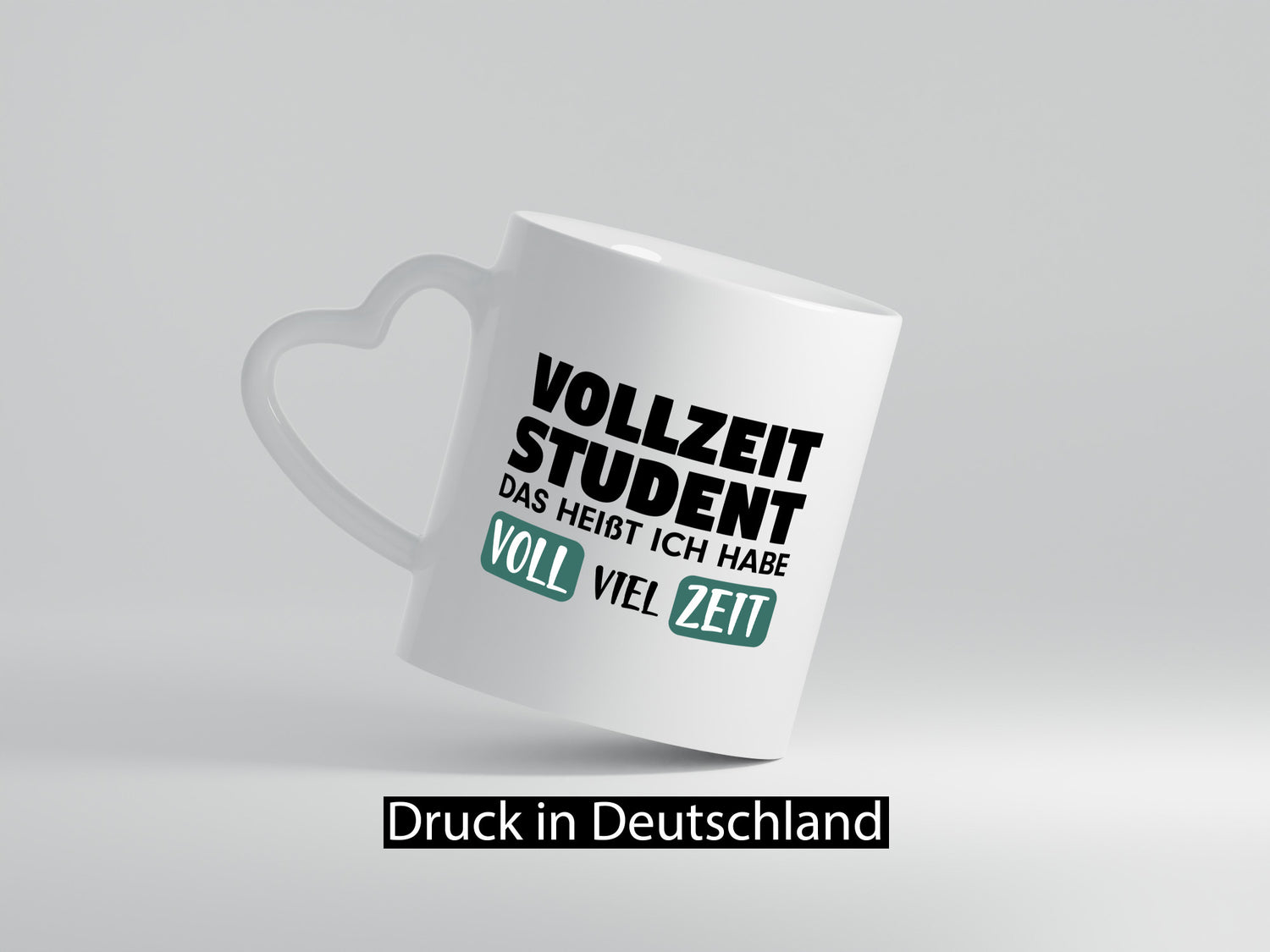 Vollzeit Student | Studium Tasse Uni Witz Ersti lustiger Spruch Geschenk Humor