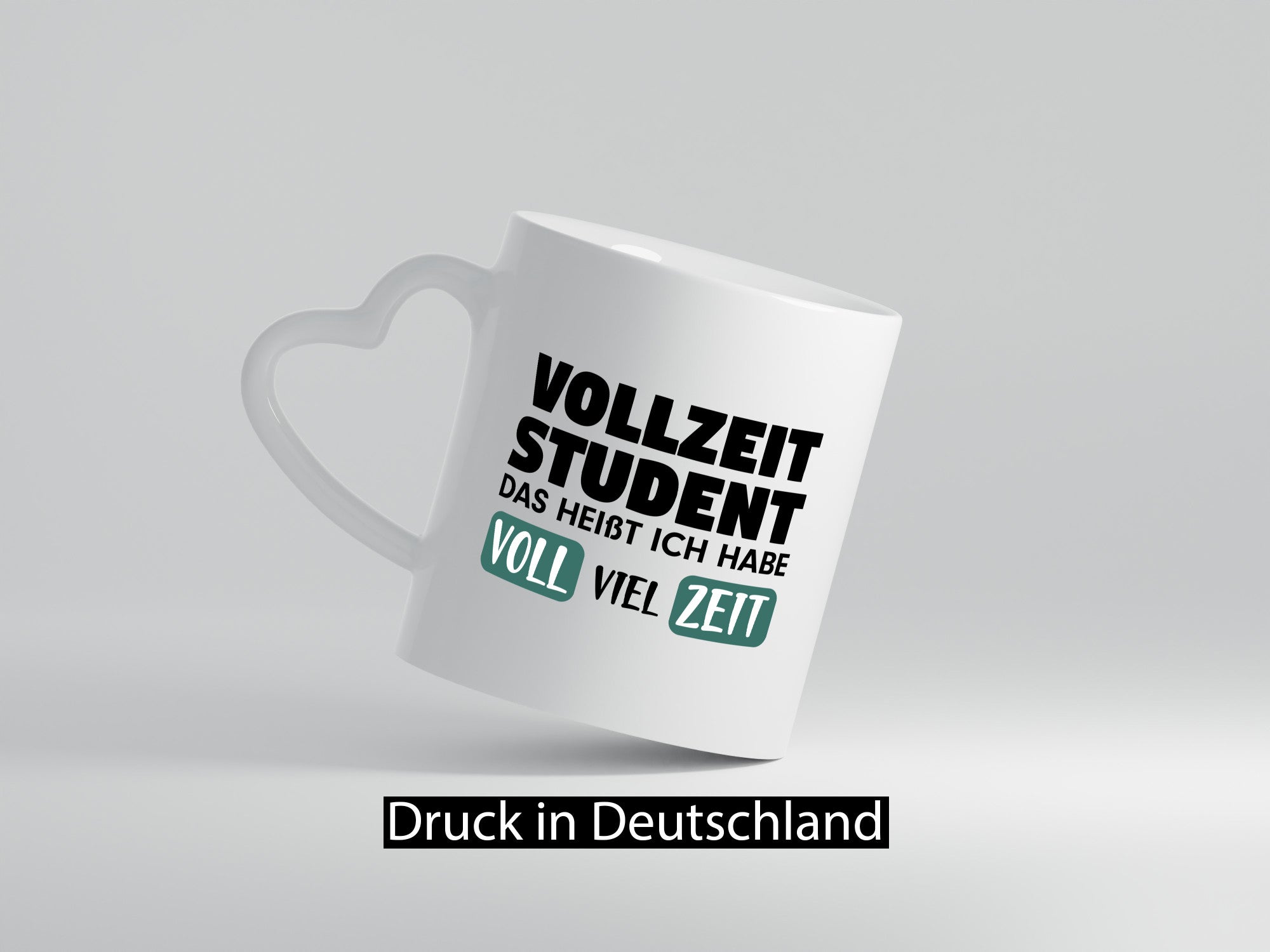 Vollzeit Student | Studium Tasse Uni Witz Ersti lustiger Spruch Geschenk Humor