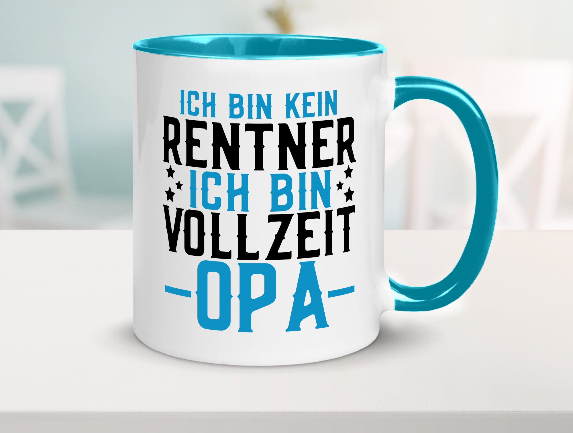 Rentner | Vollzeit Opa Pension Ruhestand Großvater lustiger Spruch Geschenk