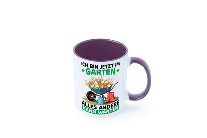 Im Garten alles andere kann warten | Gärtner Gartenarbeit Geschenk Arbeit