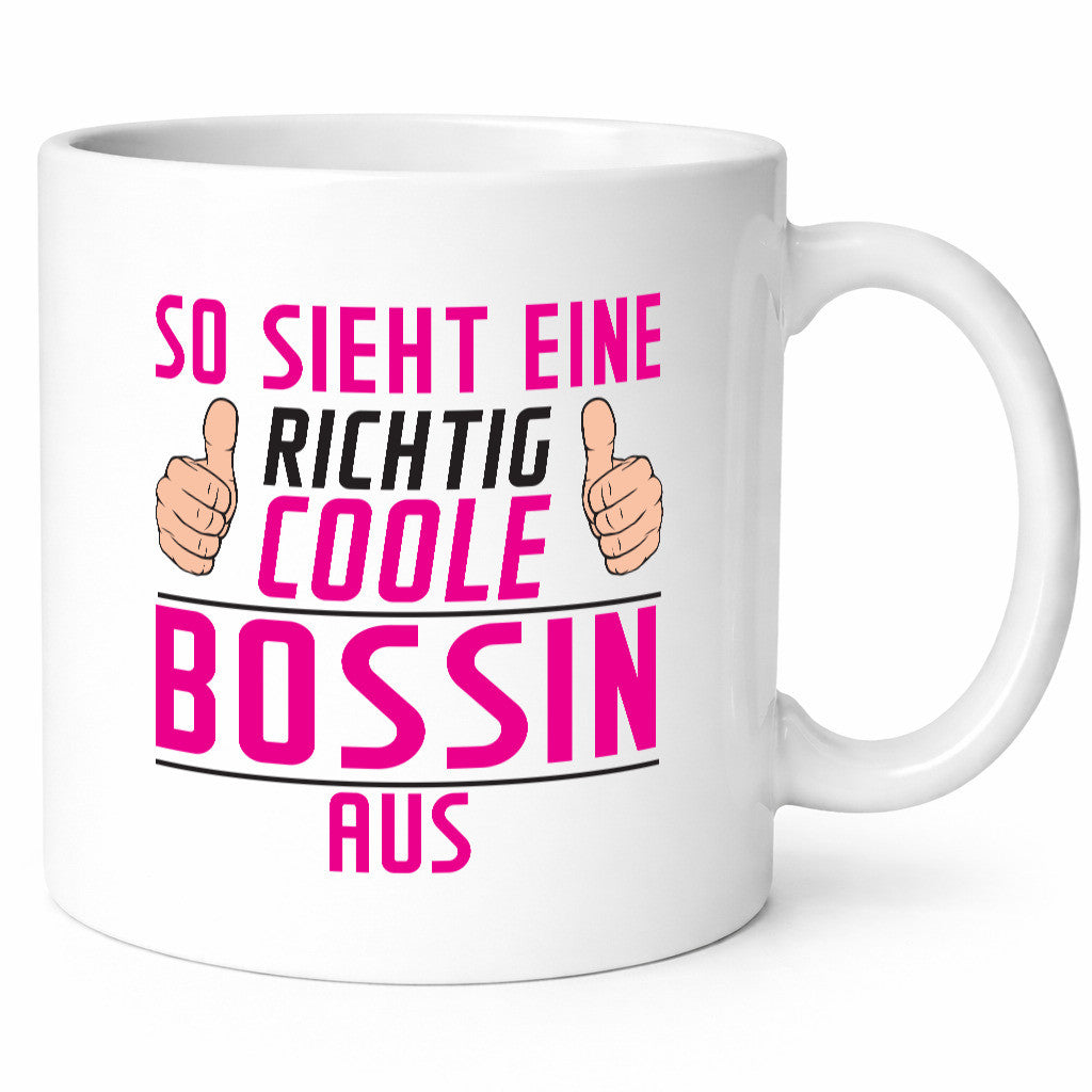 Richtig Coole Bossin | Führungskraft Vorgesetzte lustiger Spruch Geschenk Humor