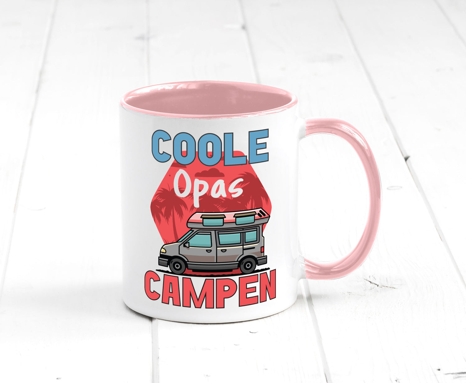 Coole Opas campen | Campingwagen Palmen Geschenk Familie Geschenkidee lustiger