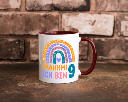 9. Geburtstag | 9 Jahre Regenbogen Bääm Mädchen Geschenk Geschenkidee lustiger