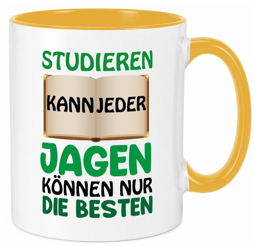 Nur die besten Jäger Humor Geschenkidee Tasse
