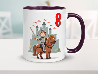 8. Geburtstag | 8 Jahre Ritter Junge Schloss Geschenk Geschenkidee lustiger