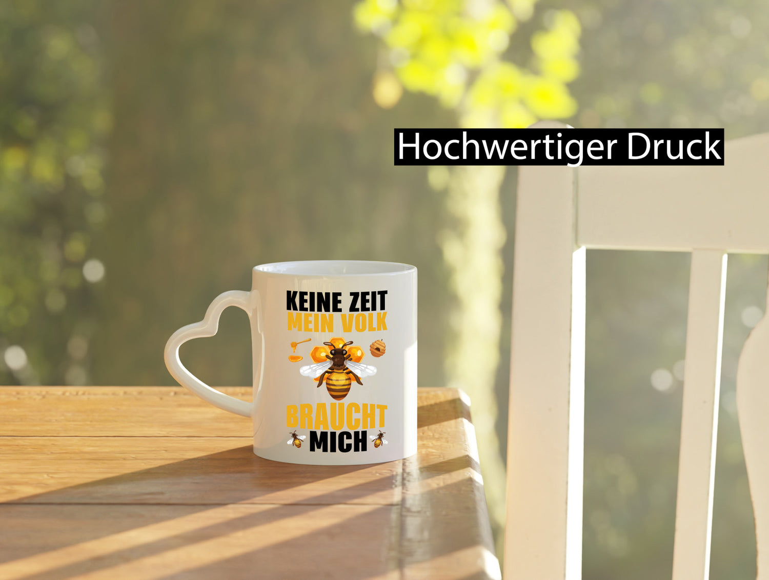 Mein Volk braucht mich Bienen lustiger Spruch Geschenk Humor Geschenkidee Tasse
