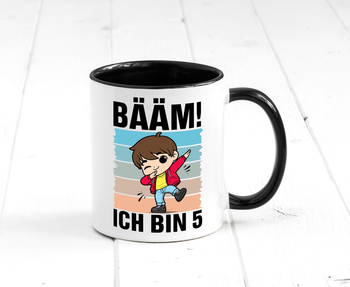 5. Geburtstag | Ich bin 5 Jahre Bäääm Dabbing Kind Geschenkidee Humor Tasse