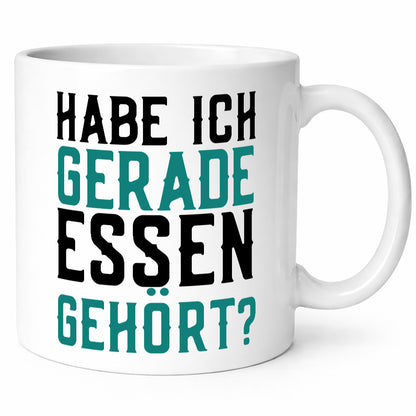 Habe ich Essen gehört | lustiger Spruch Vielfraß Gourmet Geschenkidee Humor