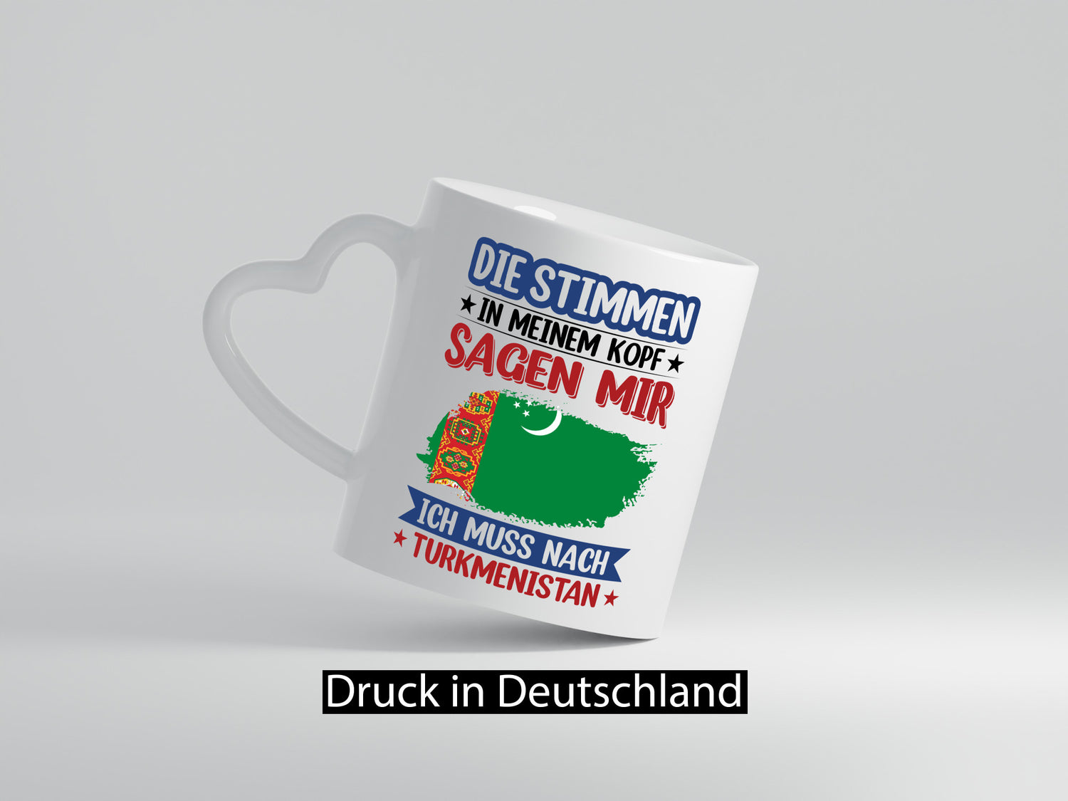 Turkmenistan | Urlaub Stimmen in meinem Kopf Traumland v2 Geschenk Humor