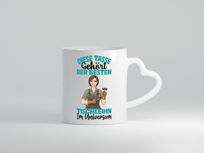 Im Universum: Tischlerin | Tischlerei lustiger Spruch Geschenk Humor