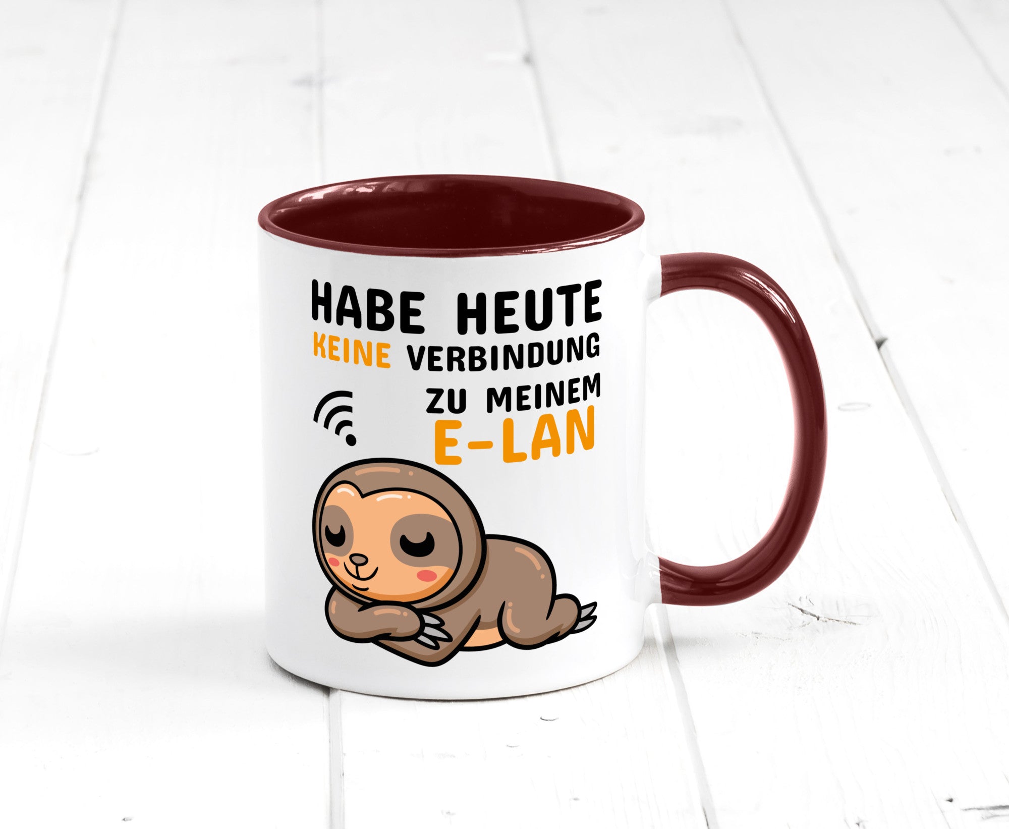 Keine Verbindung lustig Humor Geschenkidee Geschenk Tasse