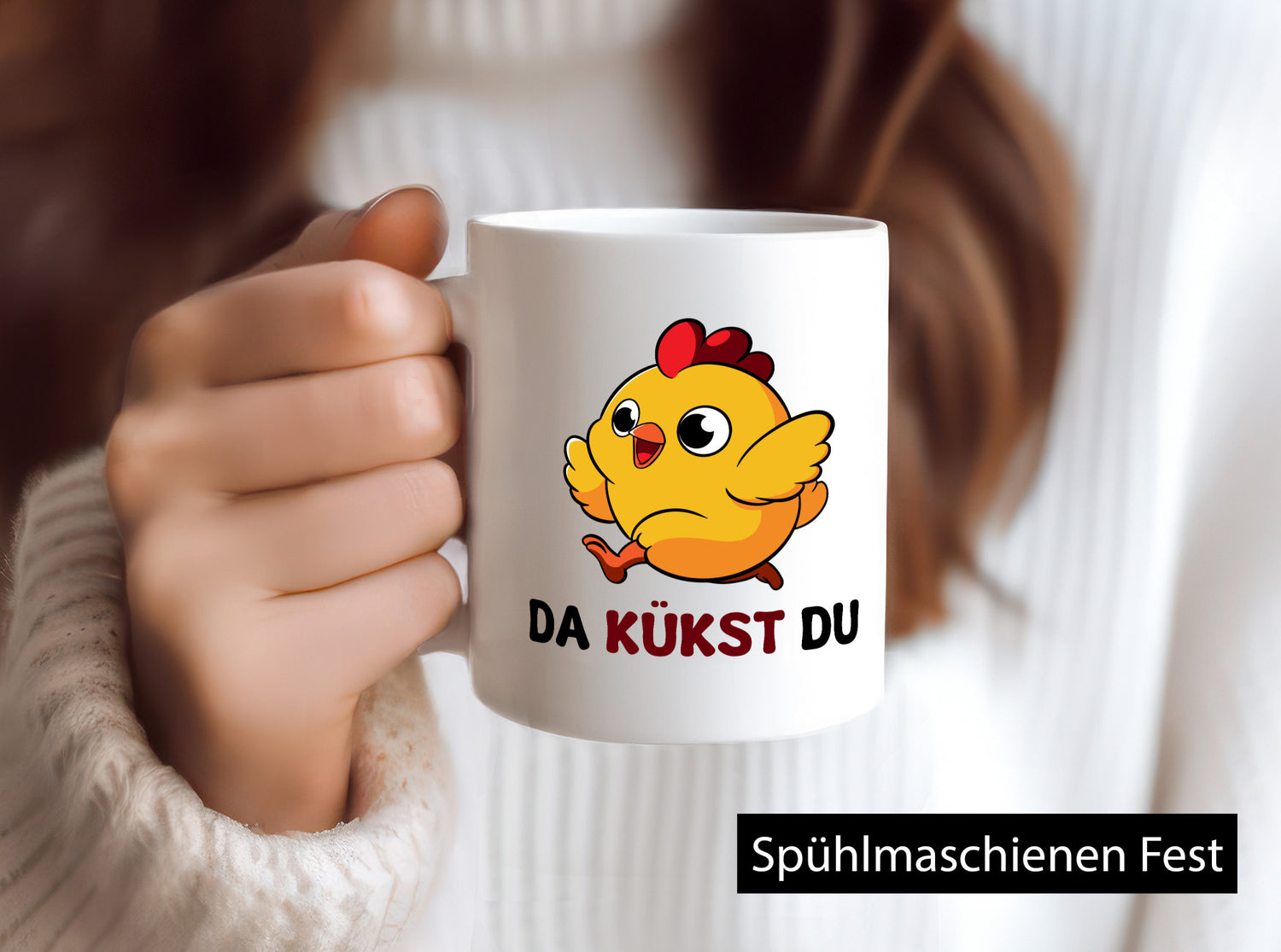 Da kükst du | Kücken Huhn Kinder lustig Humor Geschenkidee Geschenk Tasse