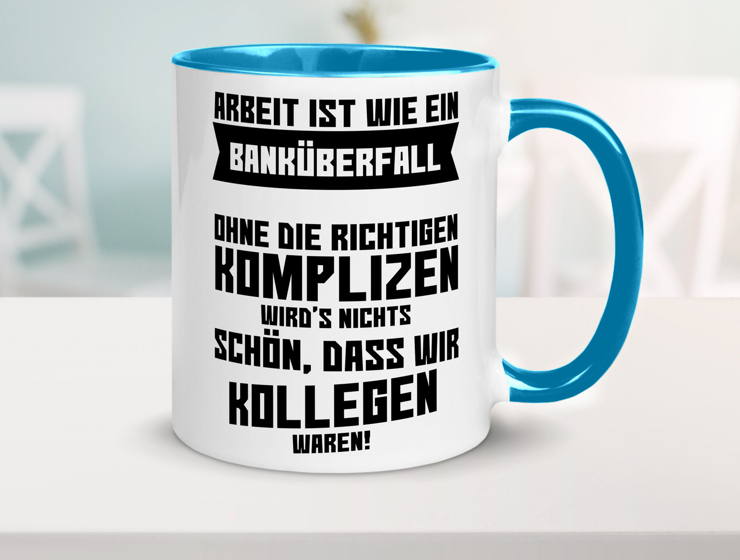 Arbeit | Kollegen Komplizen Jobwechsel Abschied Büro lustiger Spruch Geschenk