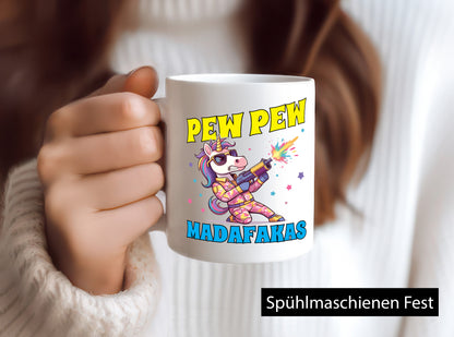 Pew Madafakas vl8 lustig Humor Geschenkidee Geschenk Tasse
