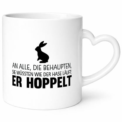 An alle die behaupten wüssten | Hasse Hoppeln lustiger Spruch Geschenk Humor