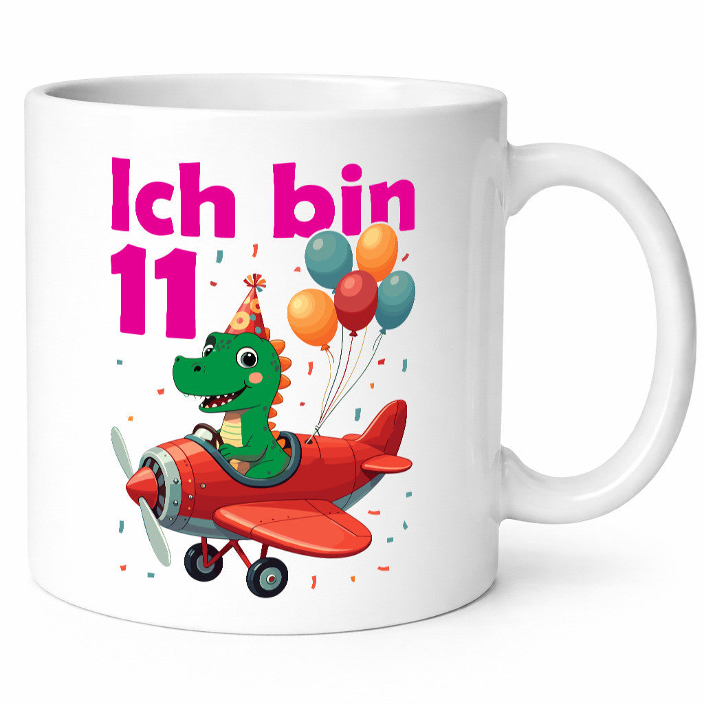 11. Geburtstag | 11 Jahre Drache Flugzeug Geschenk Geschenkidee lustiger Spruch