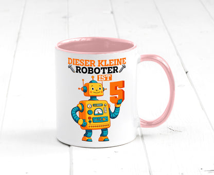 5. Geburtstag | 5 Jahre Roboter Junge lustiger Spruch Geschenk Geschenkidee